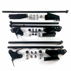 Universal 47 3/4 Solid Axle Chrome Shock Kit Helix HEXSHKUBB Solid Axle Shock Kit 